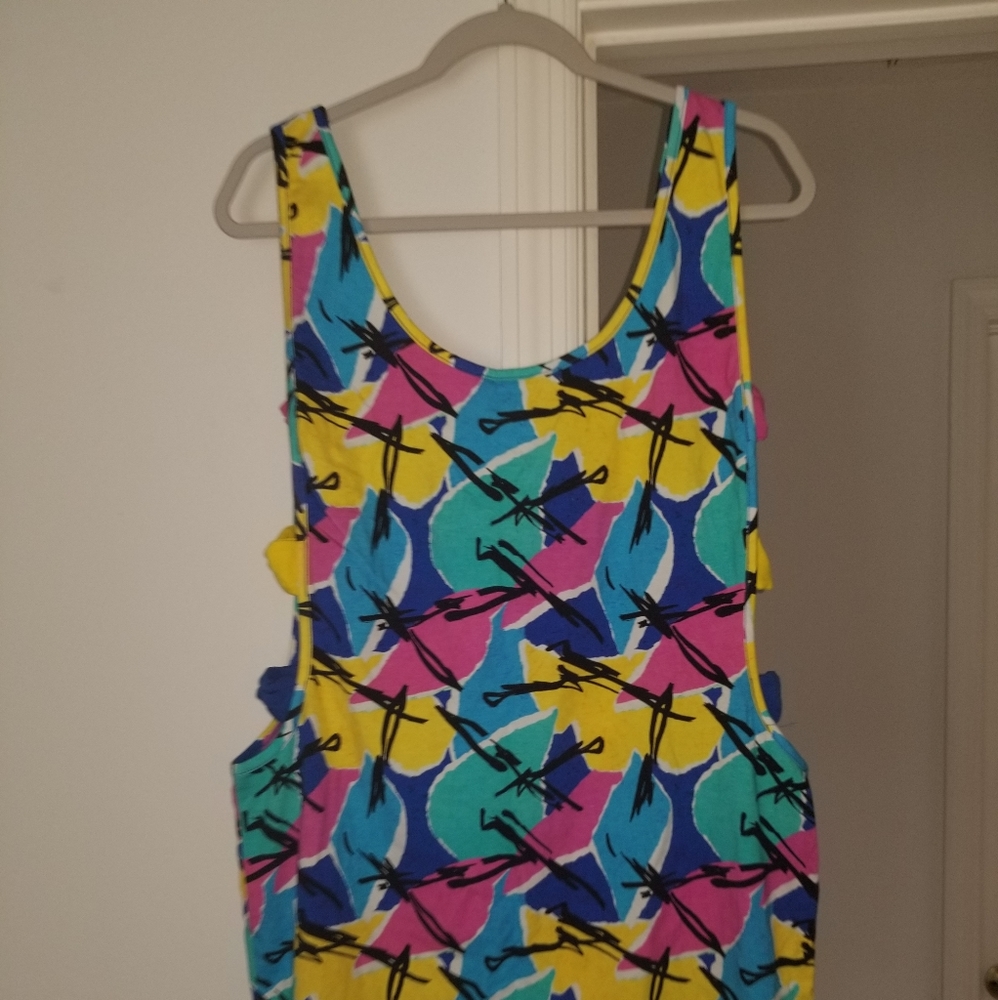 Cotton stretch day dress
